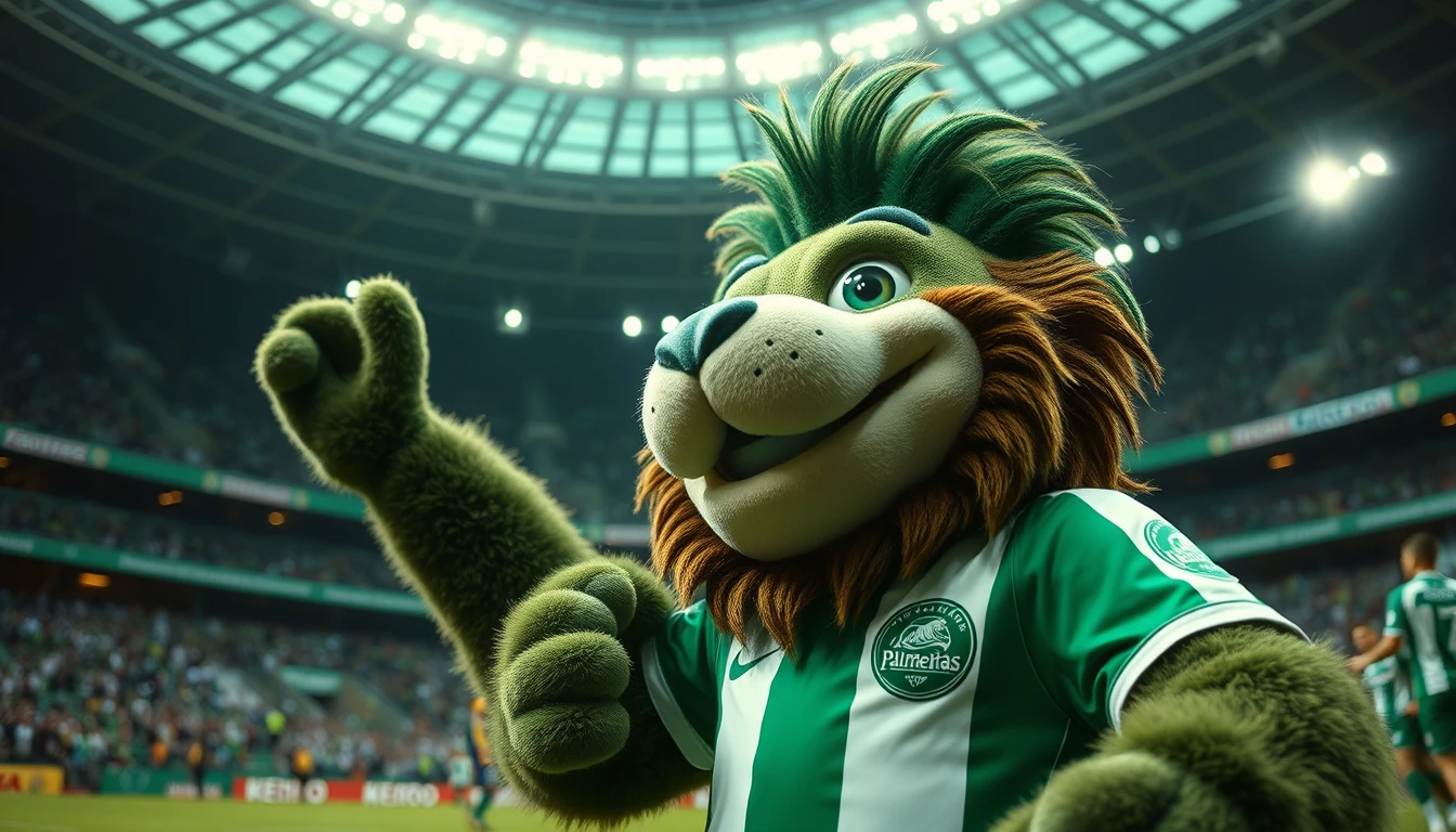 Palmeiras tira onda com mascote após adeus do Corinthians a